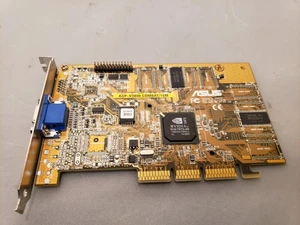 Vintage ASUS AGP-V3800 Combat 16M NVIDIA RIVA TNT2 AGP Video Graphics Card - Picture 1 of 3