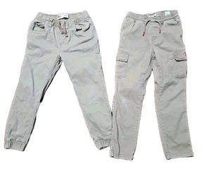 Levi's Boy's Khaki Cargo/jogger Pants Size 8 (2 Pair) - Picture 1 of 6