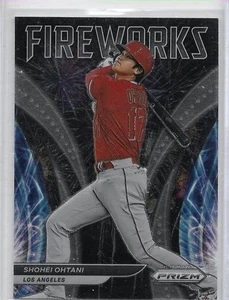 2022 Prizm Baseball Fireworks Card Shohei Ohtani #F-3 Los Angeles Angels - Picture 1 of 2
