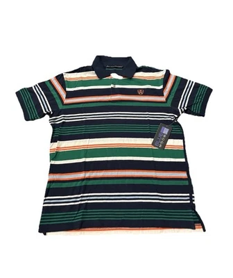 Nuevo Vintage Marithe Francois Girbaud talla Polo a rayas medianas nuevo con etiquetas Foto 1 de 4