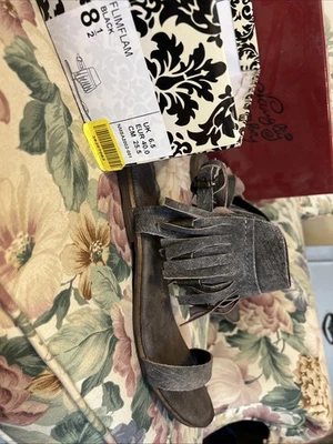 Naughty Monkey Flimflam Fringe Gladiator Sandal 8.5 With Box Only Worn Once - Image 1 of 4