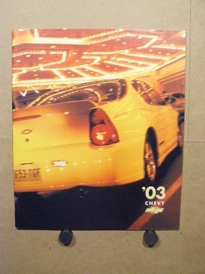Chevrolet Full Line Cars 2003 folleto de ventas Impala Cavalier Corvette Malibu Foto 1 de 4