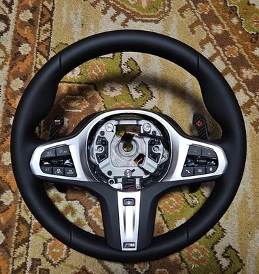 BMW G30 G32 G14 G15 G05 G07 LCI ORIGINAL M LENKRAD CARBON PADDLES STEERING WHEEL - Bild 1 von 3