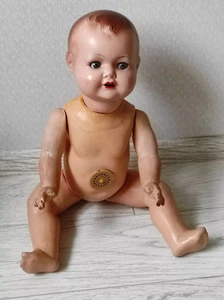 RARE Antique Paper Mache Doll Sonneberger Porzellanfabrik Germany Big size 22in - Picture 1 of 12