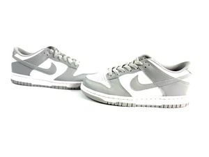 Nike Dunk Low Big Kinderschuhe weiß hellrauchgrau Größe 5Y FB9109-123 - Bild 1 von 13