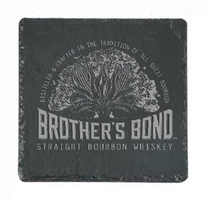 BROTHER'S BOND Whiskey Slate Coaster - Picture 1 of 1