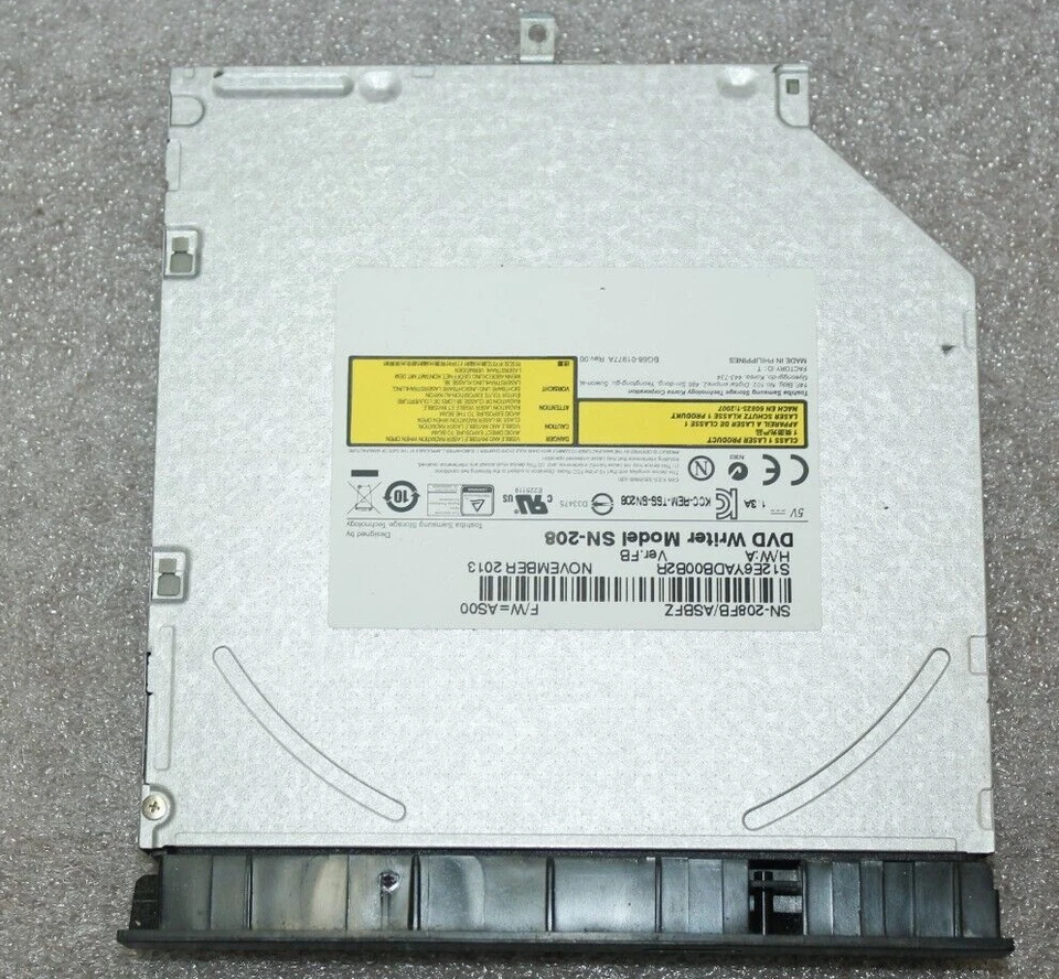 Genuine Asus F75A Sata DVD +/-RW Drive with Bezel SN-208 - Image 1 of 1