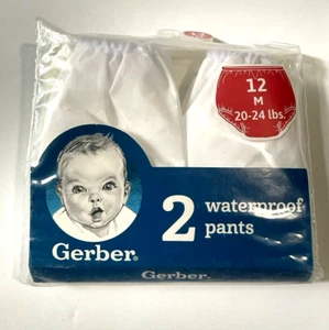 GERBER wasserdichte Hose 12 M Unisex 20-24 lbs. Bezug für Windeln Schwimmwindel Neu - Bild 1 von 3