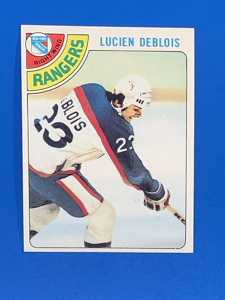 1978-79 Topps Lucien DeBlois Rookie Card #136 New York Rangers Set Break - Image 1 of 1