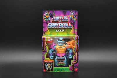 Masters of the Universe Origins Turtles of Grayskull SLA´KER (EU Card) Neu / OVP - Bild 1 von 2