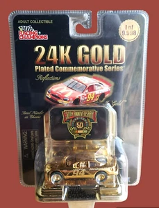 1998 Racing Champions NASCAR FORD TAURUS Bill Elliott McDonald's #94 24K Gold - Picture 1 of 13