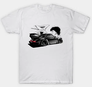 Porsche Turbo RWB RAUH WELT BEGRIFF T-shirt Adult Small - 3XL XXL White Fan Art - Picture 1 of 2
