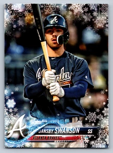 2018 Topps Holiday #HMW148 Dansby Swanson Atlanta Braves Baseball Card - Picture 1 of 2