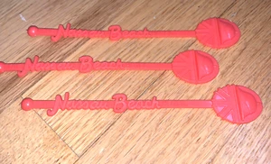 3 Old NASSAU BEACH HOTEL SWIZZLE STIR STICKS - The Bahamas - Picture 1 of 3