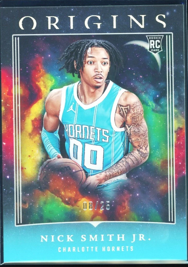 2023-24 Panini Origins #48 Nick Smith Jr. Turquoise /25 RC
