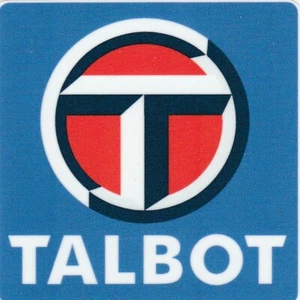 TALBOT Sticker vinyle laminé - Picture 1 of 1