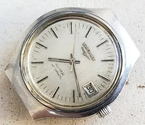 OROLOGIO VINTAGE DA UOMO LONGINES ADMIRAL AUTOMATICO ACCIAIO 35MM - Foto 1 di 10