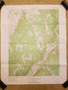 USDOI 1966 USGS Ellsworth Quadrangle New Hampshire Topographic Map N4145 1:24K - Picture 1 of 8