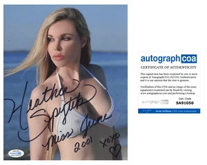 Heather Spytek signed photo 8x10 ACOA autographed Playboy Playmate 2 - Picture 1 of 3