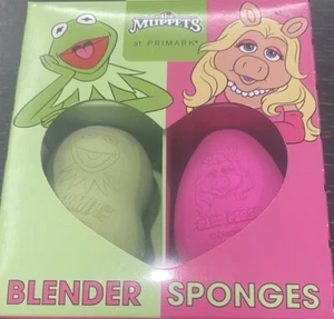 New The Muppets at Primark Beauty Blenders Sponges Miss Piggy / Kermit Design - Picture 1 of 2