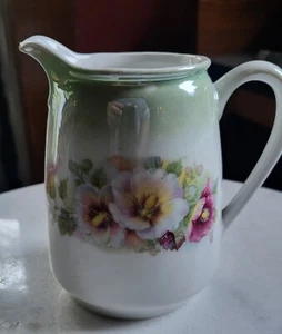 BEAUTIFUL PORCELAIN FLORAL CREAMER- MADE IN GERMANY - Picture 1 of 1