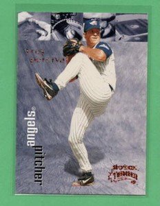 1999 SKYBOX THUNDER TROY PERCIVAL SUPER RAVE PARALLEL 7/25 ANGELS