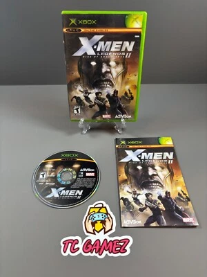 X-Men Legends II 2 Rise of Apocalypse Xbox Original CIB Completo Excelente Disco Foto 1 de 4