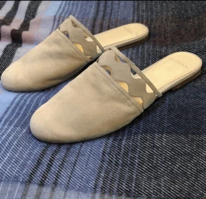 Alexander Birman Wildleder Pantoletten Schuhe Sandale Gr. 40 Made In Brazil - Bild 1 von 7