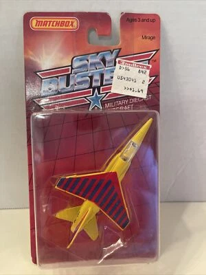 Vintage 1988 Matchbox Sky Busters SB3 Mirage Military Diecast Aircraft NIB - Image 1 of 4