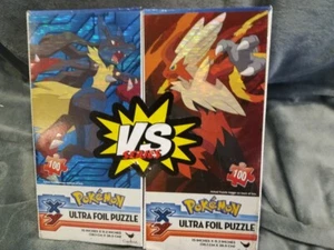 Pokemon XY VS Series Ultra Foil 100 Piece Jigsaw Puzzle Set | Includes 2 Puzzles - Picture 1 of 1