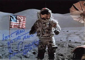 Eugene Cernan UH Foto vom Original Autogramm #36 - Bild 1 von 1