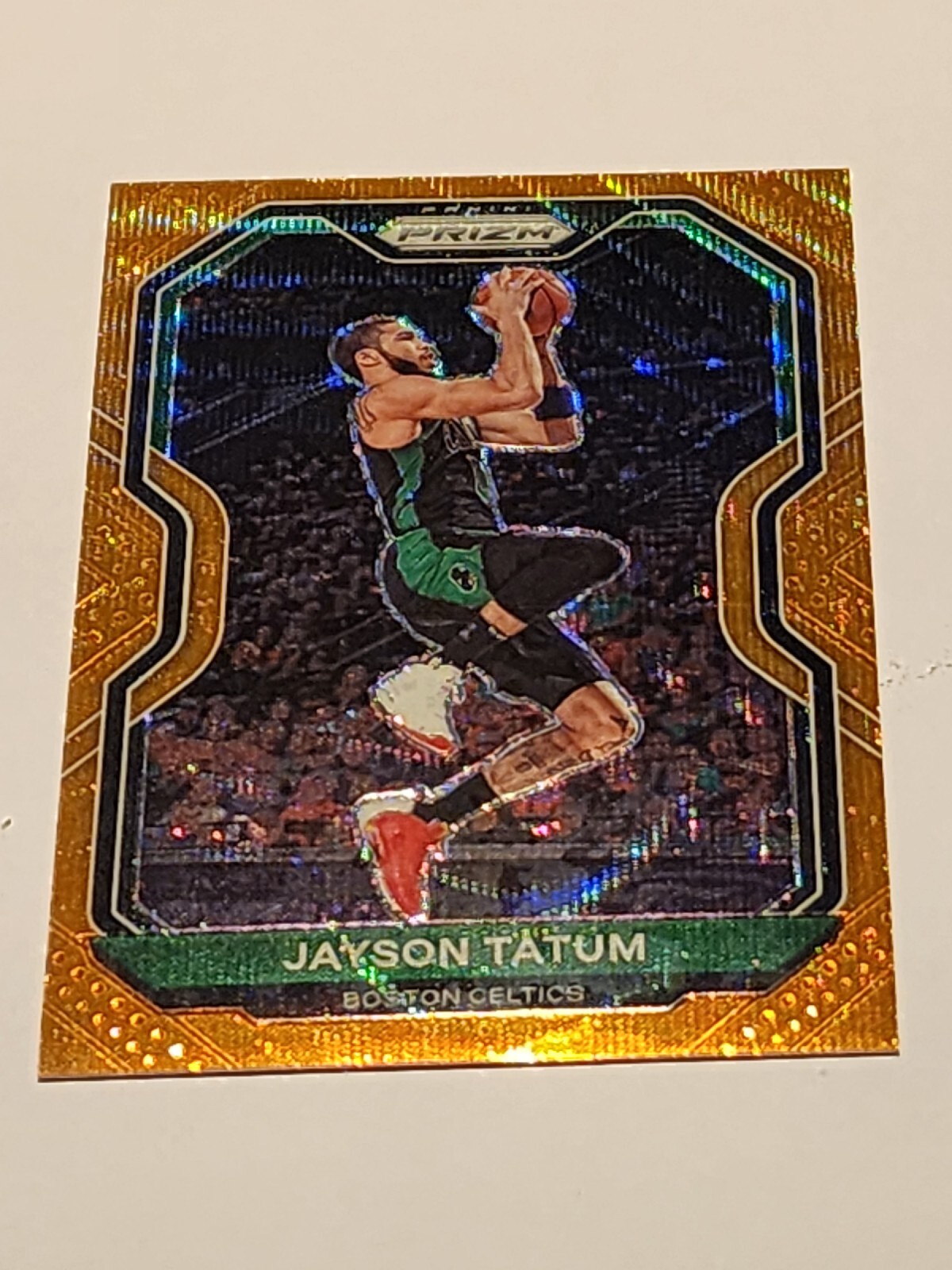 2020/21 Prizm Basketball Orange Wave Jayson Tatum /60