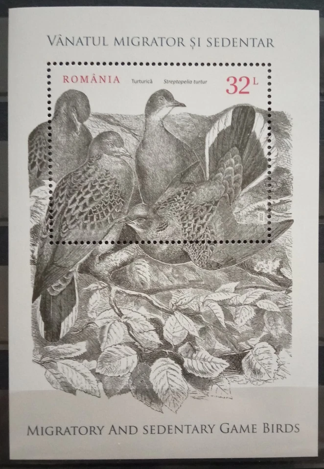 Rumanía 2022, aves de caza migratorias y sedentarias, MNH, ME 10,4- Foto 1 de 1