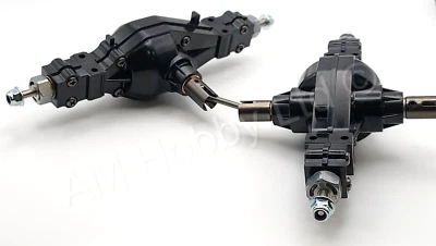 Tamiya 1/14 Volvo FH16 6x4/8x4, Mittel- & Enddifferenzialkonvolut + kurze Requisite - Bild 1 von 4