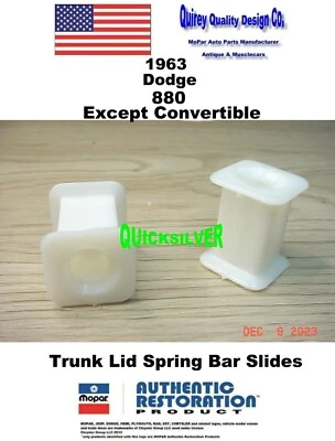 Dodge 880 1963 cubierta tapa resorte deslizadores 2480230 MoPar EE. UU. Foto 1 de 3