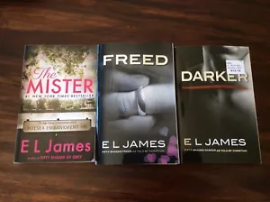 E L James Books lot of 3 The Mister, Freed, & Darker - Picture 1 of 2