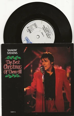 SHAKIN' STEVENS THE BEST CHRISTMAS OF THEM ALL SINGLE FROM UK, MINT CONDITION - Image 1 of 2