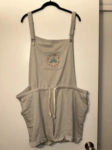 Disney Parks Women’s Gray Embroidered Romper Size 3XL NWT - Picture 1 of 9