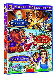 Beauty And The Beast / Belle's Magical World / The Enchanted Christmas (Box Set) (DVD, 2011)