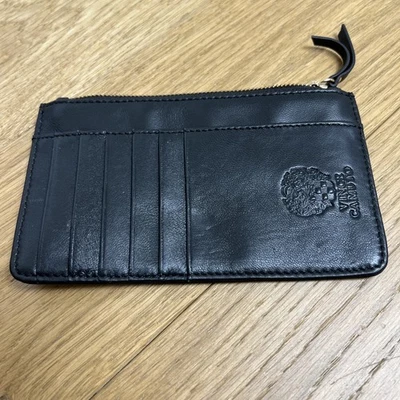 Cartera sin asas clásica minimalista delgada de cuero negra VINCE CAMUTO Foto 1 de 4