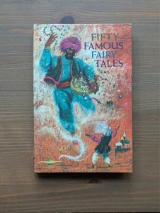 Fifty Famous Fairy Tales Illustrated by Robert J. Lee (1965 Hardcover) Vintage - Picture 1 of 6