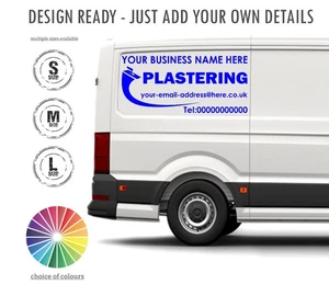 Hágalo usted mismo Furgoneta Personalizada Autoadhesiva Vinilo Gráficos Carteles Pegatinas Calcomanías 60cm x 27cm - Imagen 1 de 7