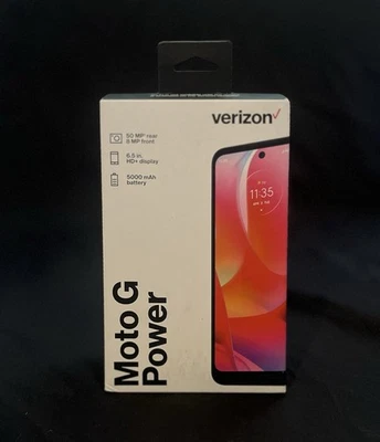 Verizon Motorola Moto G Power 64GB MOTXT21653PP 6.5" 4GB RAM Prepaid Smartphone - Image 1 of 4