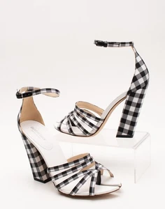 RRP€800 BURBERRY Thong Sandals US6 UK3 EU36 Check Split Toe Made in Italy - Picture 1 of 10