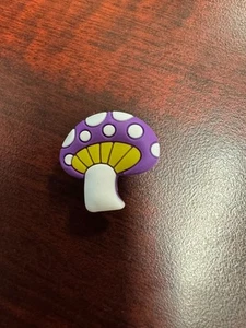 PURPLE MUSHROOM shoe Charm - Picture 1 of 1