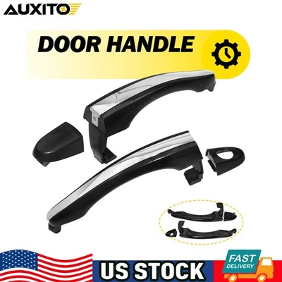 Передняя левая правая наружная дверная ручка подходит для Hyundai Azera 06-11 загрунтованный пластик D - Изображение 1 из 4