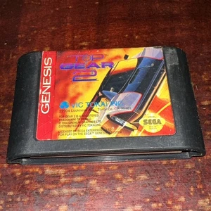 Top Gear 2 (Sega Genesis, 1994) Authentic Game Cartridge - Picture 1 of 2