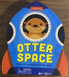 Otter Space Shaped Box Game by Mudpuppy - Slide & Score Matching Game - B1 - Picture 1 of 2