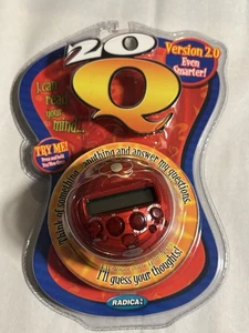 20 Fragen Handheld Spiel von Radica 20Q Version 2.0 Farbe Rot Neu in OVP 2007 - Bild 1 von 6