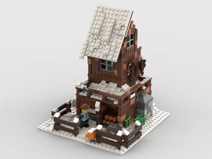 LEGO MOC Custom PDF Alaskan Trapper's Cabin Instructions! - Picture 1 of 7
